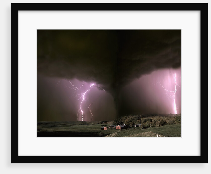 Farm Threatened by Tornado