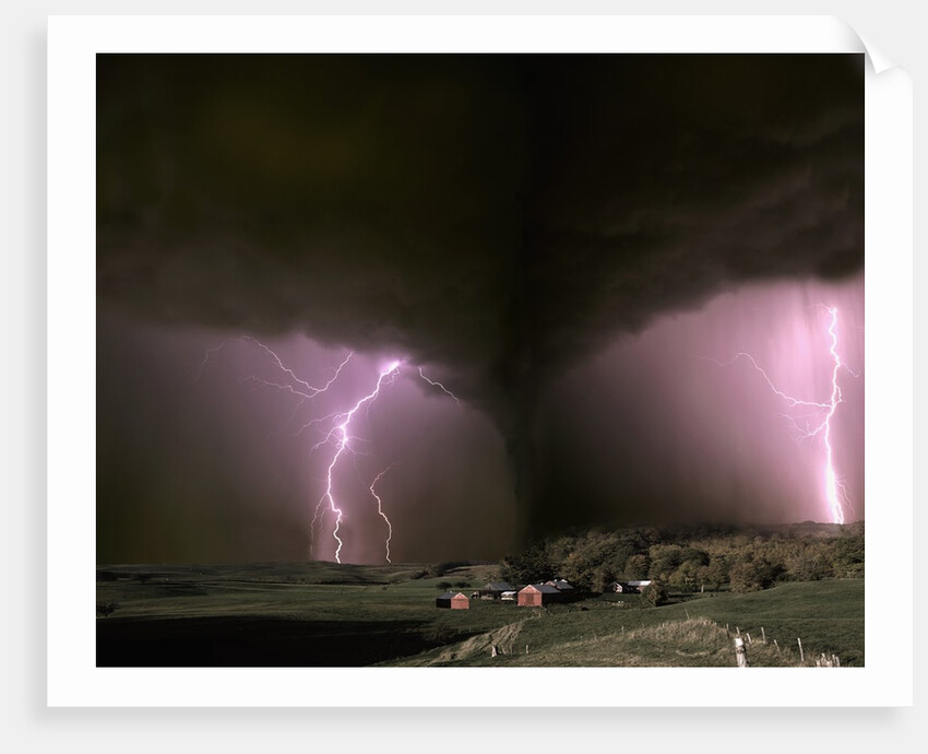 Farm Threatened by Tornado