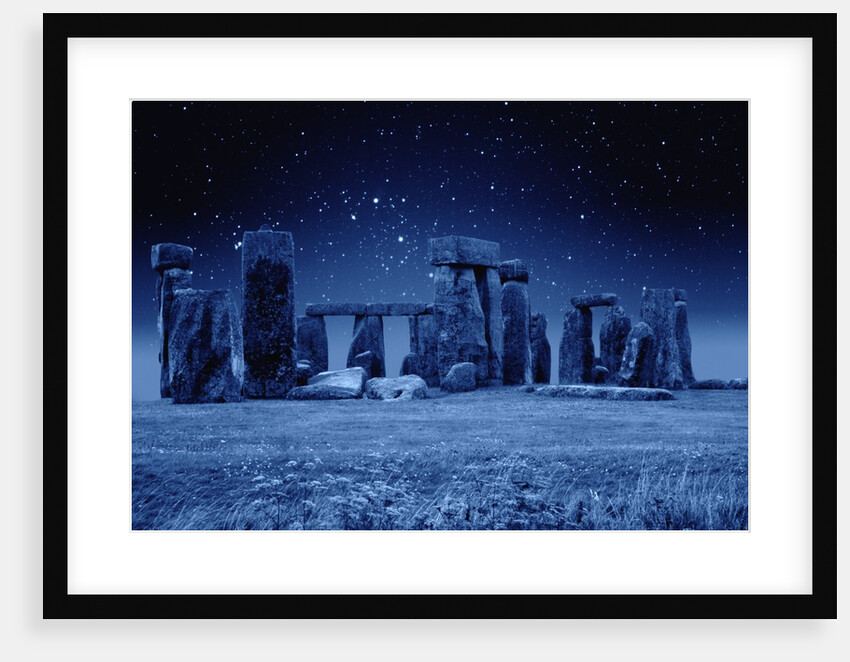 Stonehenge at Night by Anonymous