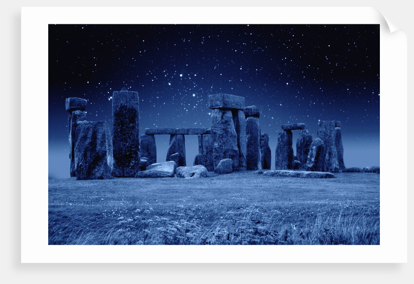 Stonehenge at Night by Anonymous