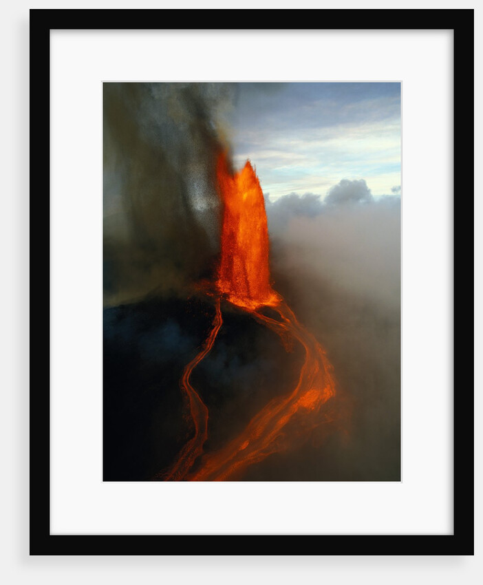 Kilauea Erupting by Anonymous