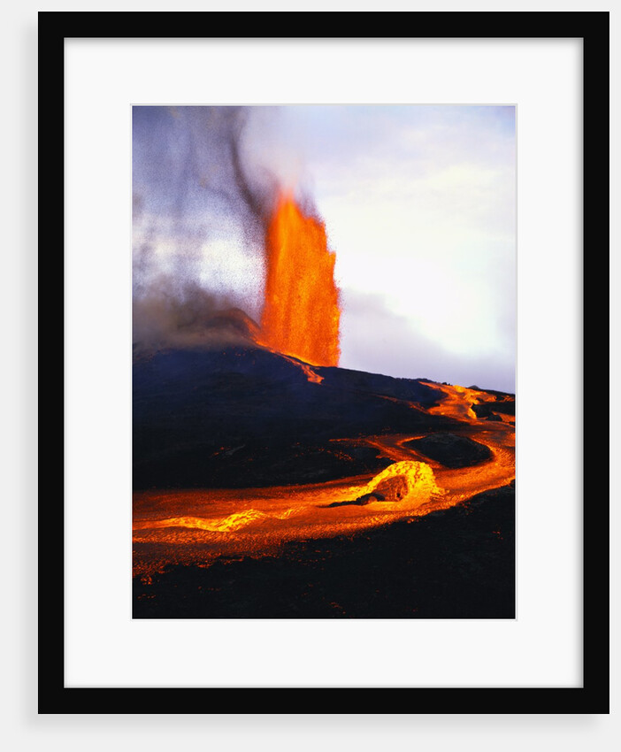Kilauea Erupting by Anonymous