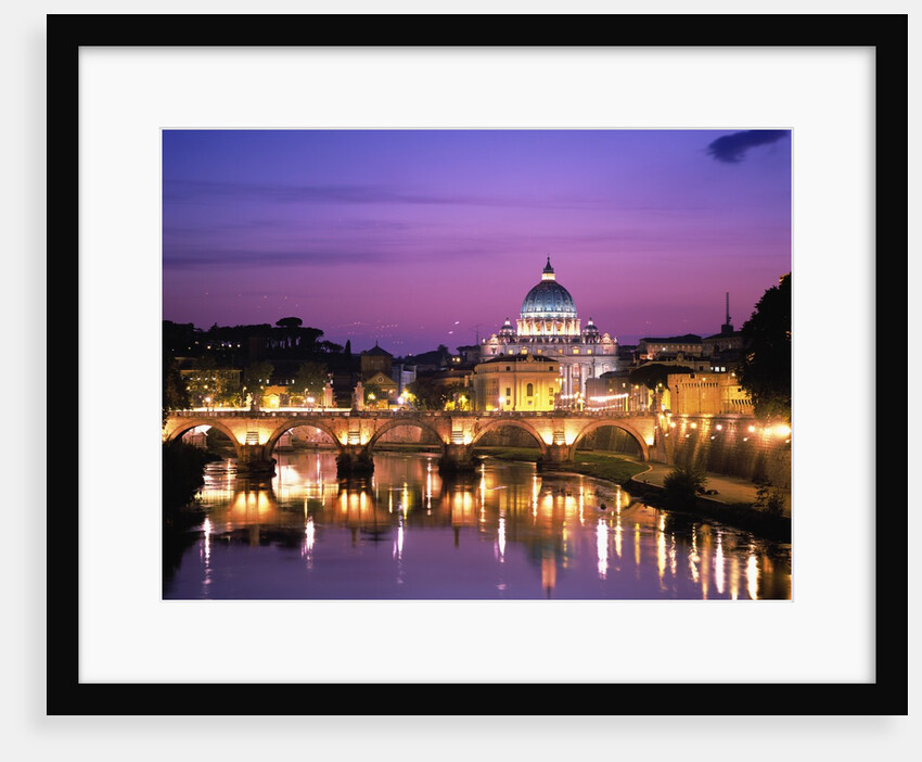 Sant'Angelo Bridge over Tiber River by Anonymous