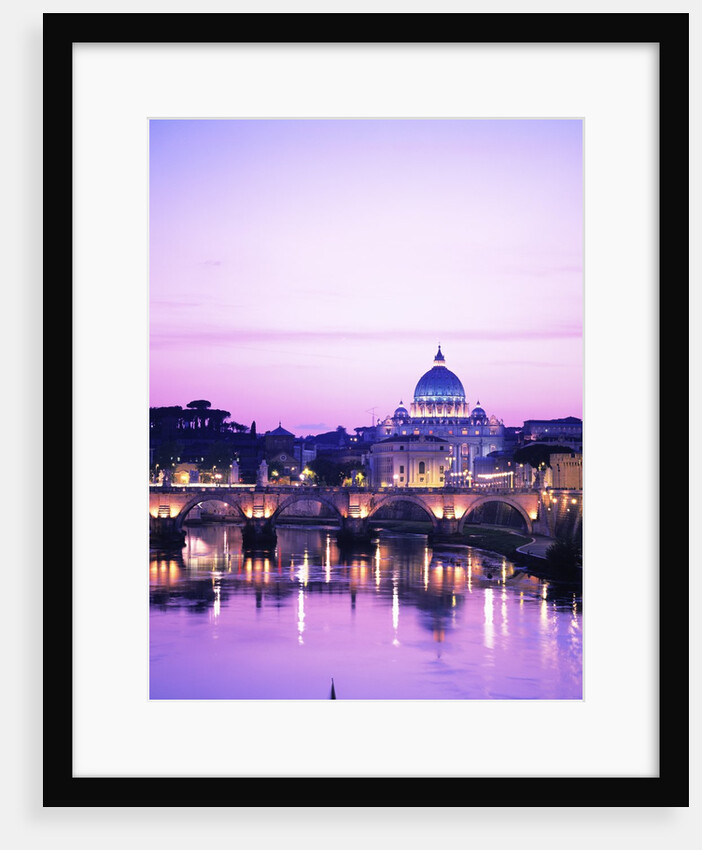 Sant'Angelo Bridge over Tiber River by Anonymous