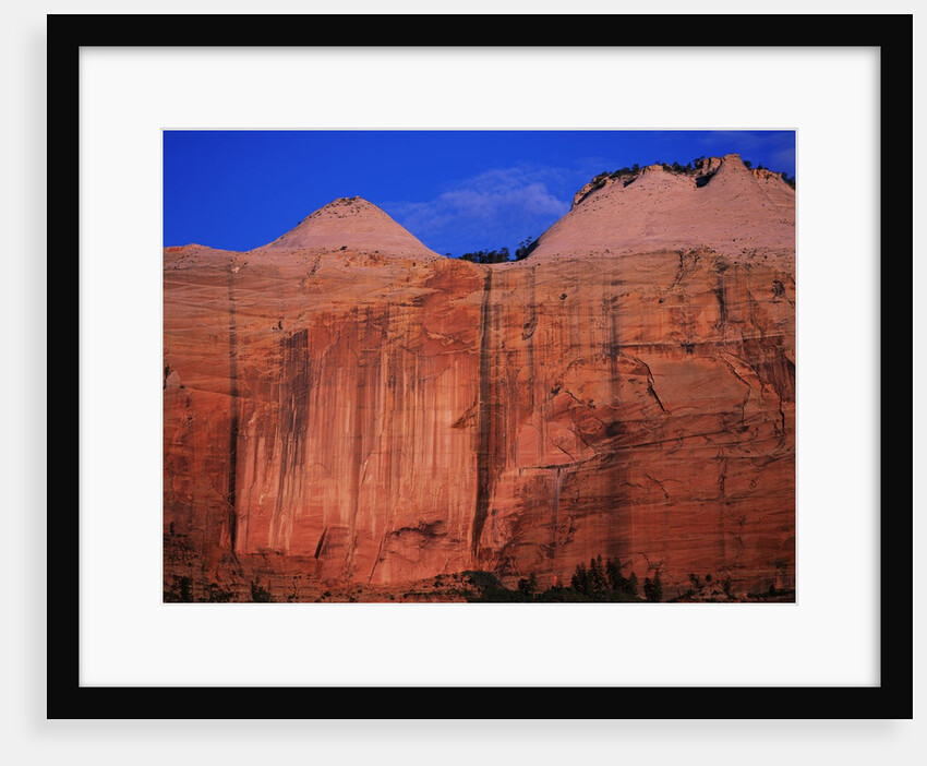 Streaked Wall and Beehives at Sunrise by Anonymous