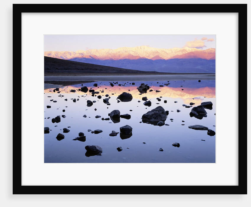 Badwater near Panamint Range by Anonymous