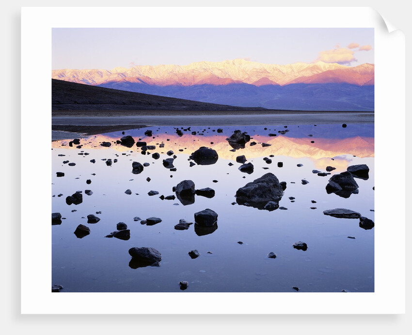 Badwater near Panamint Range by Anonymous