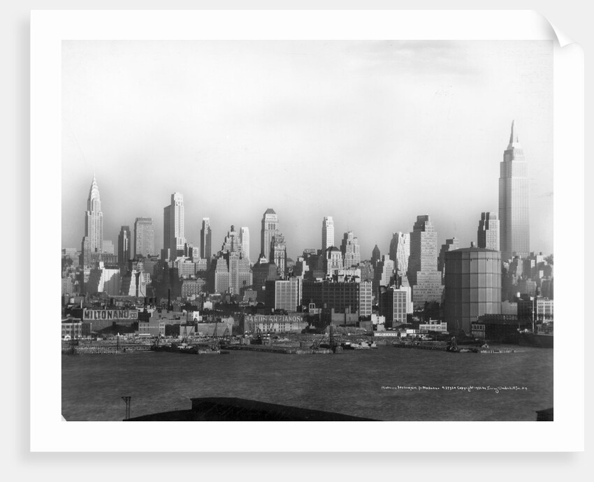 New York's midtown skyscrapers by Anonymous
