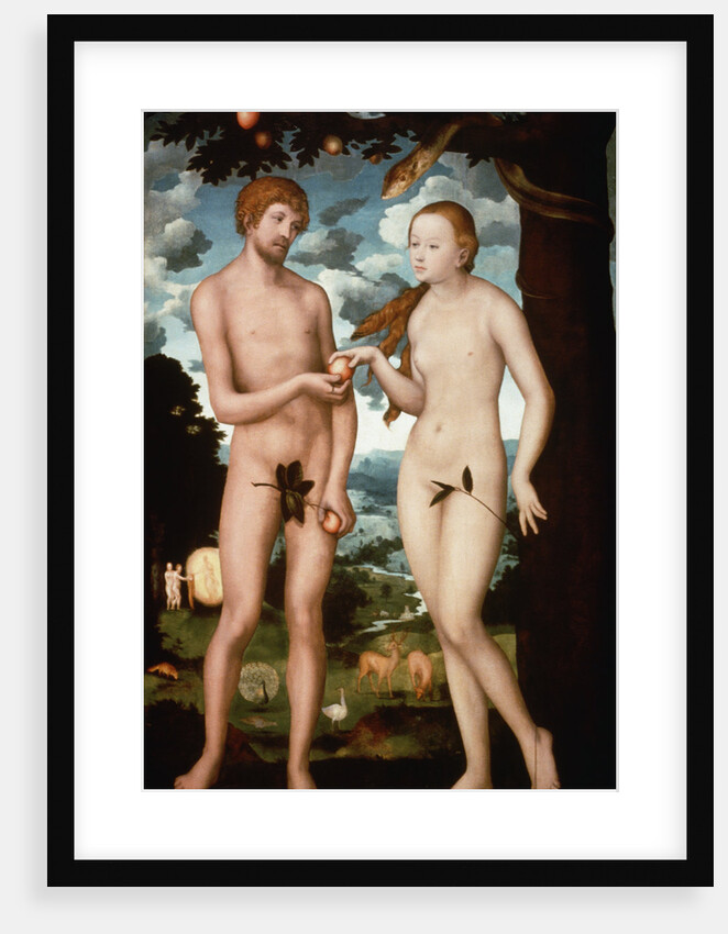 Adam and Eve by Lucas Cranach the Elder