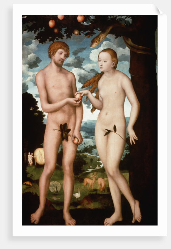 Adam and Eve by Lucas Cranach the Elder