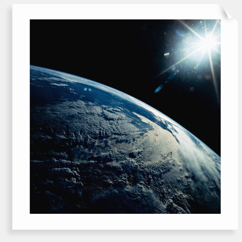 Earth Seen from Space Shuttle Discovery by Anonymous