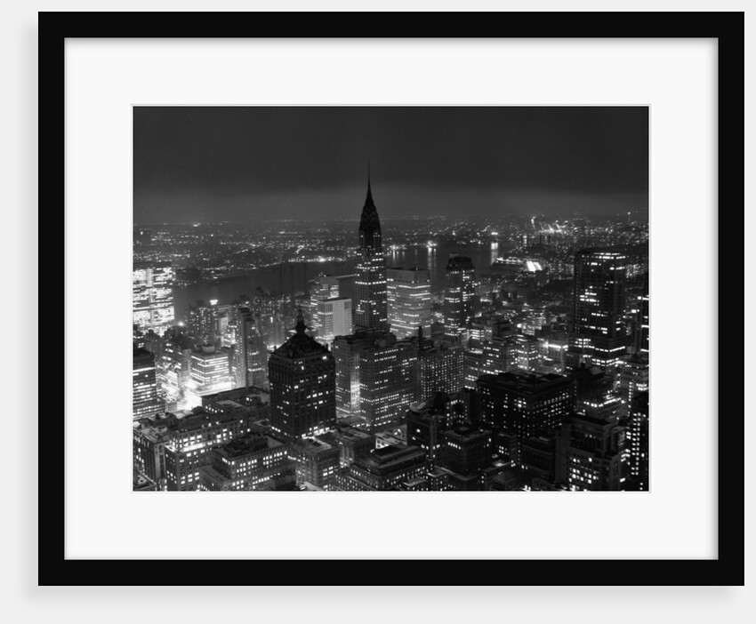 New York City at Night by Anonymous
