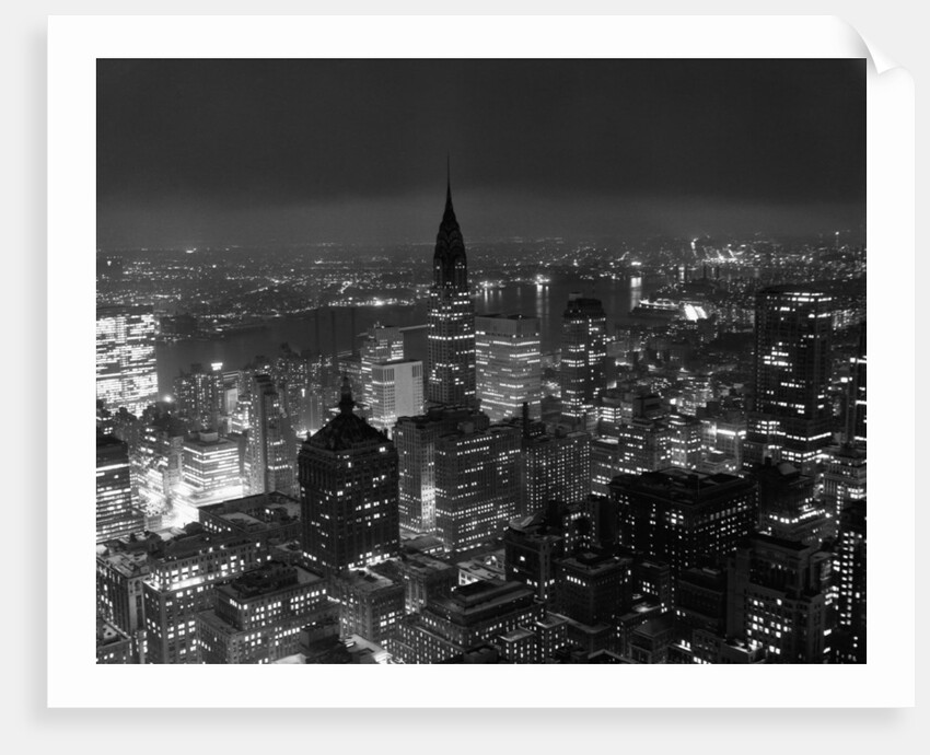 New York City at Night by Anonymous