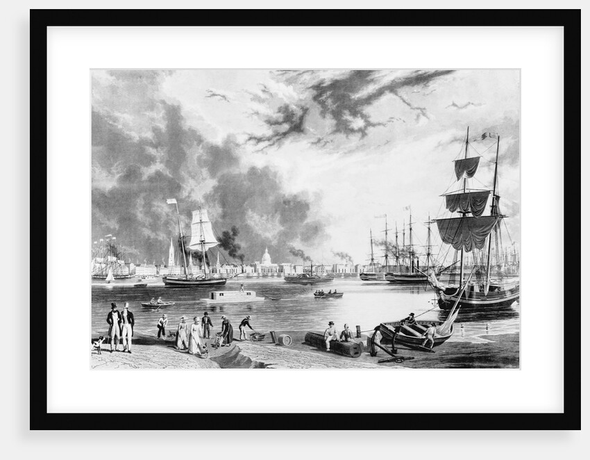 Mississippi Riverfront at New Orleans by Anonymous