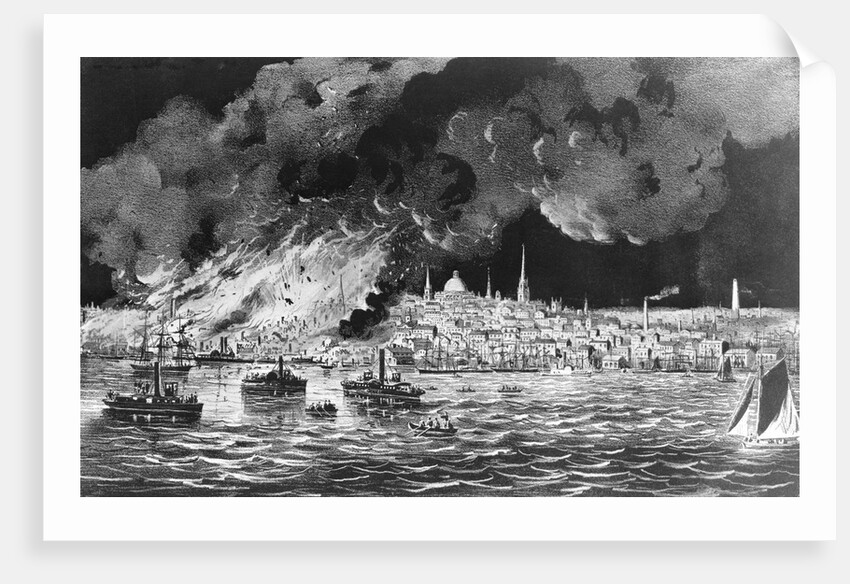 Great Fire at Boston by Anonymous