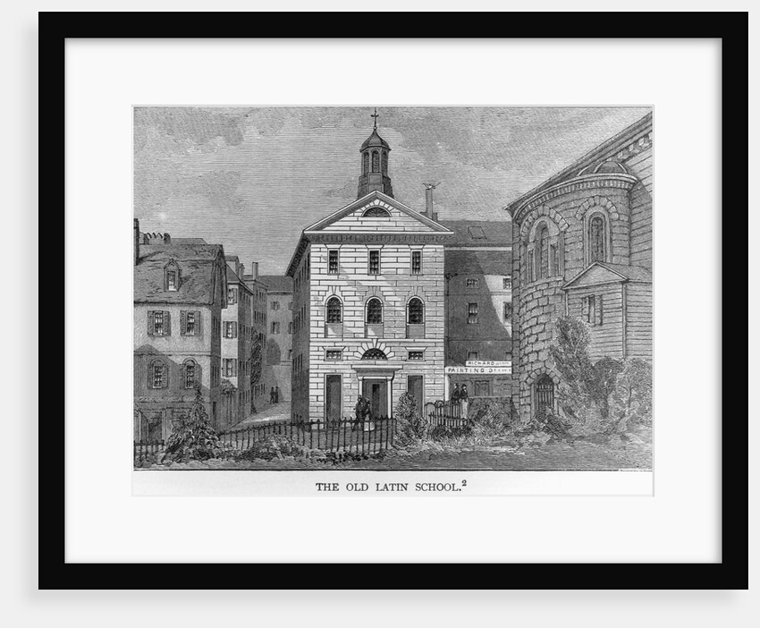 The Old Latin School Illustration by Anonymous
