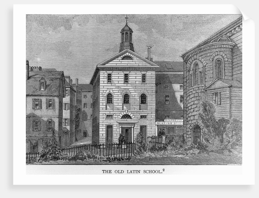 The Old Latin School Illustration by Anonymous
