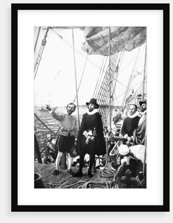 John Winthrop Aboard the Arabella by Anonymous