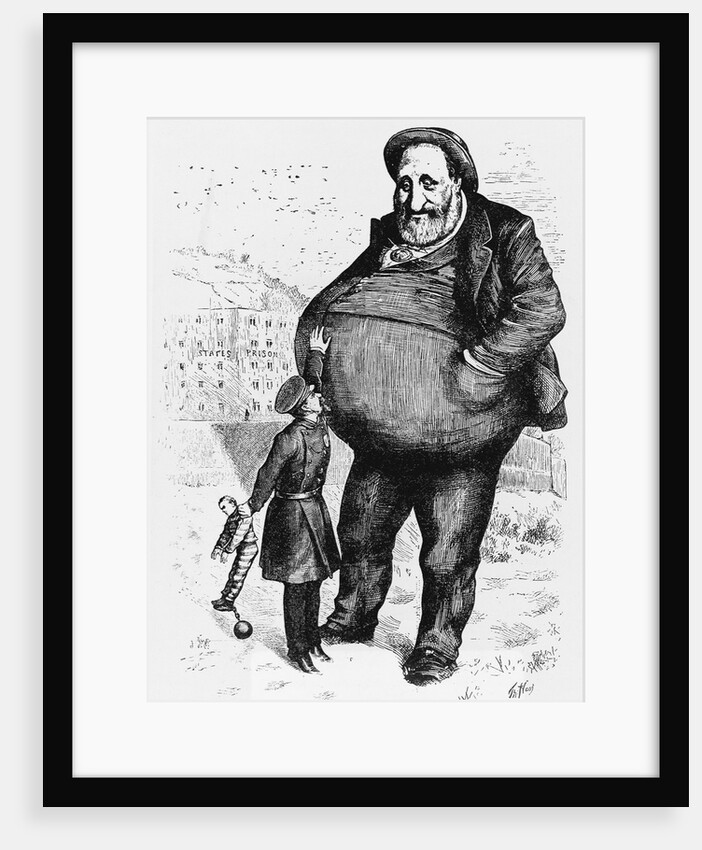 Can The Law Reach Him? The Dwarf and the Thief by Thomas Nast