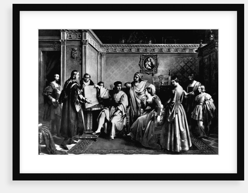 Leonardo showing study of "The Last Supper" by Anonymous