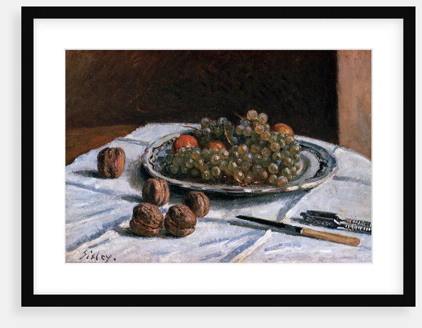 Grapes and Walnuts by Alfred Sisley