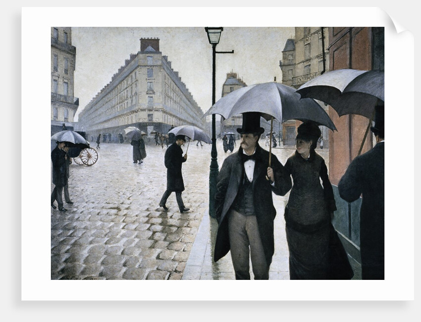 Paris, A Rainy Day by Gustave Caillebotte