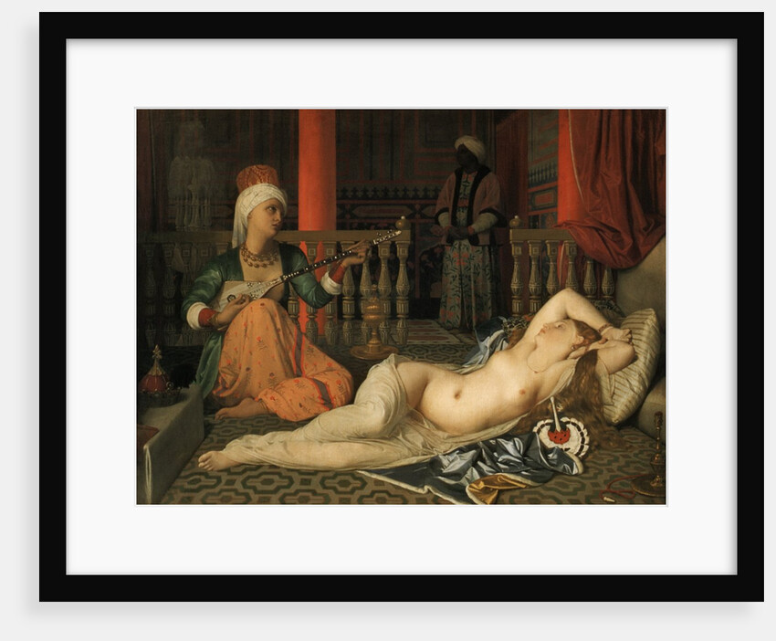 Odalisque with a Slave by Jean-Auguste-Dominique Ingres