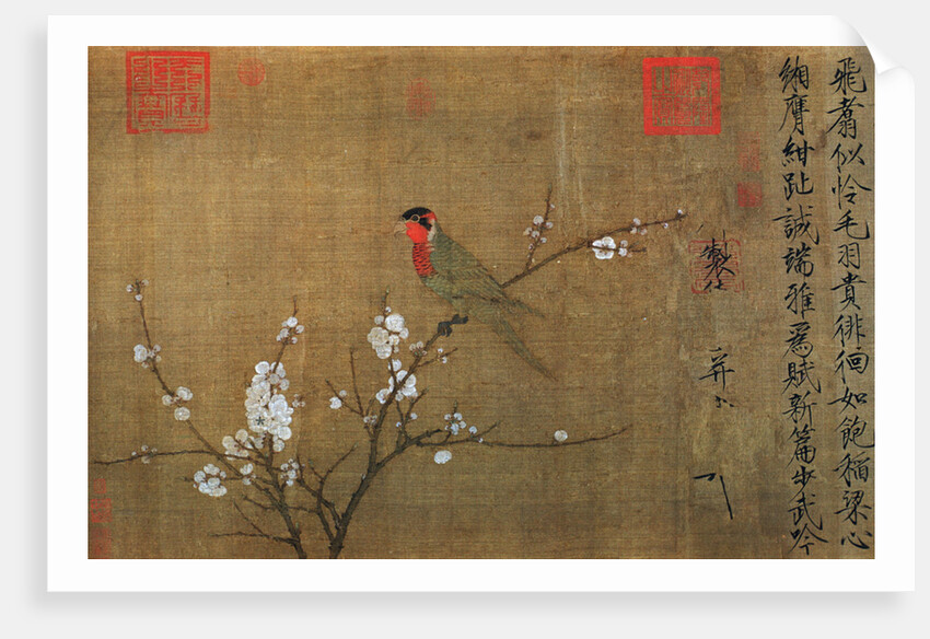The Five-Colored Parakeet by Emperor Hui-tsung