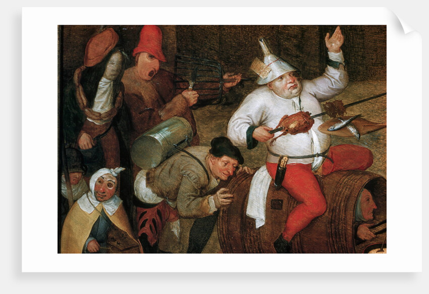 Detail of Combat Between Carnival and Lent by Workshop of Bruegel the Elder