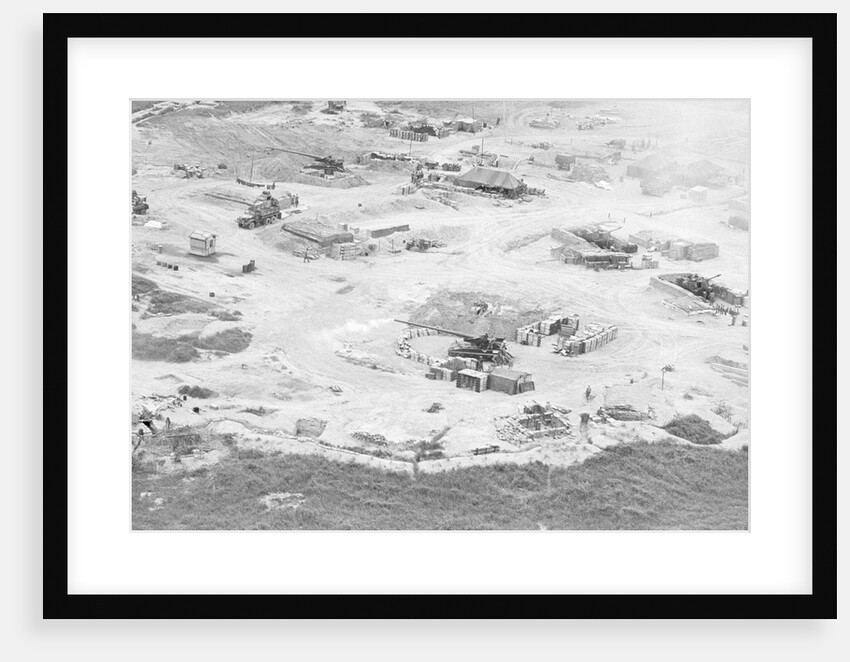 175mm Guns at US Base by Anonymous