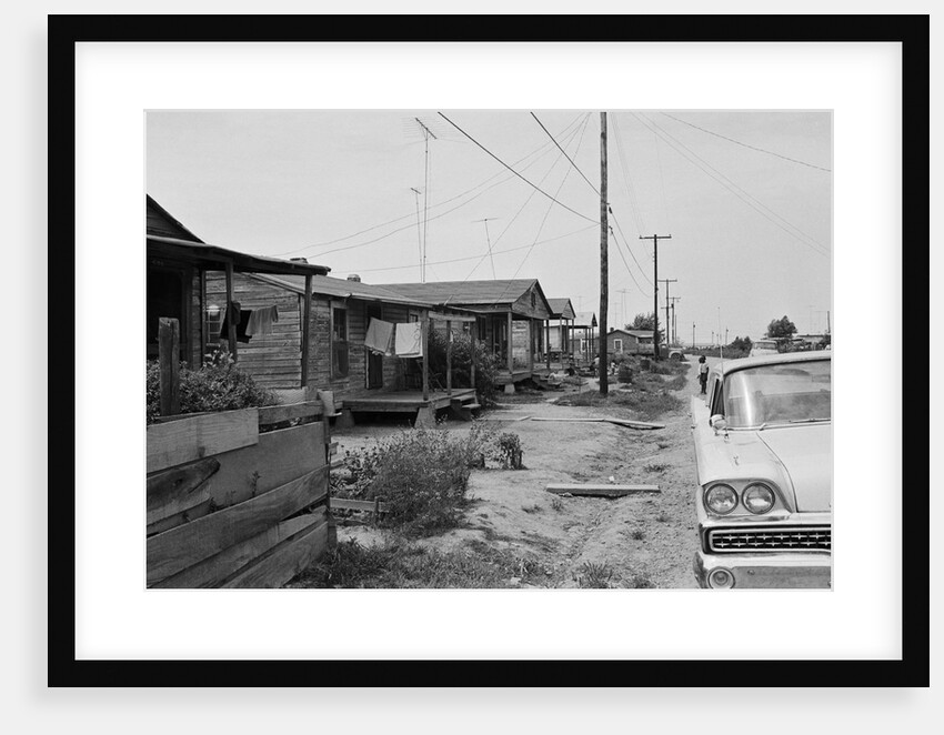 Poverty in America: Shacks in Belzoni, Mississippi 1967 by Anonymous