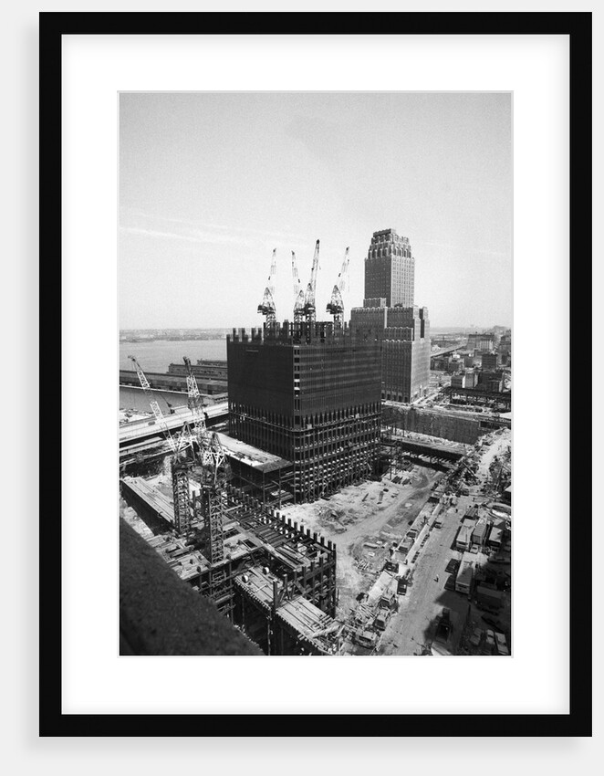 World Trade Center Construction Site by Anonymous