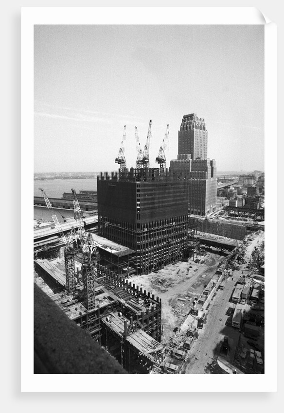 World Trade Center Construction Site by Anonymous