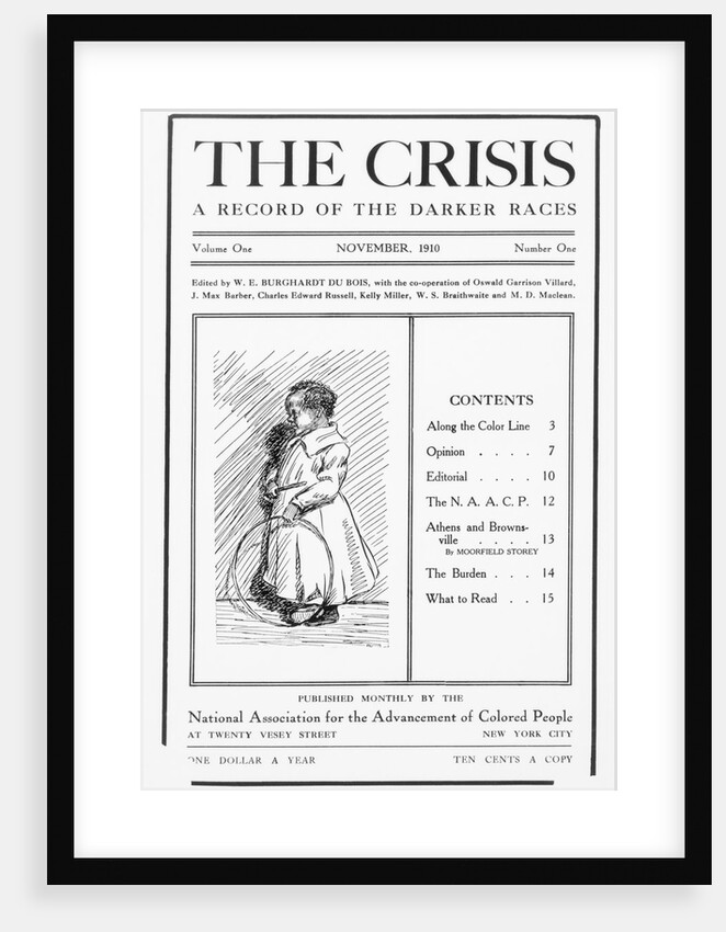 Cover of the First Issue of The Crisis by Anonymous
