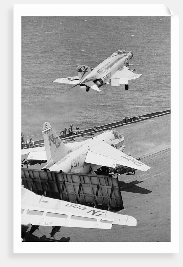 Us Navy Attack Planes Are Launched by Anonymous