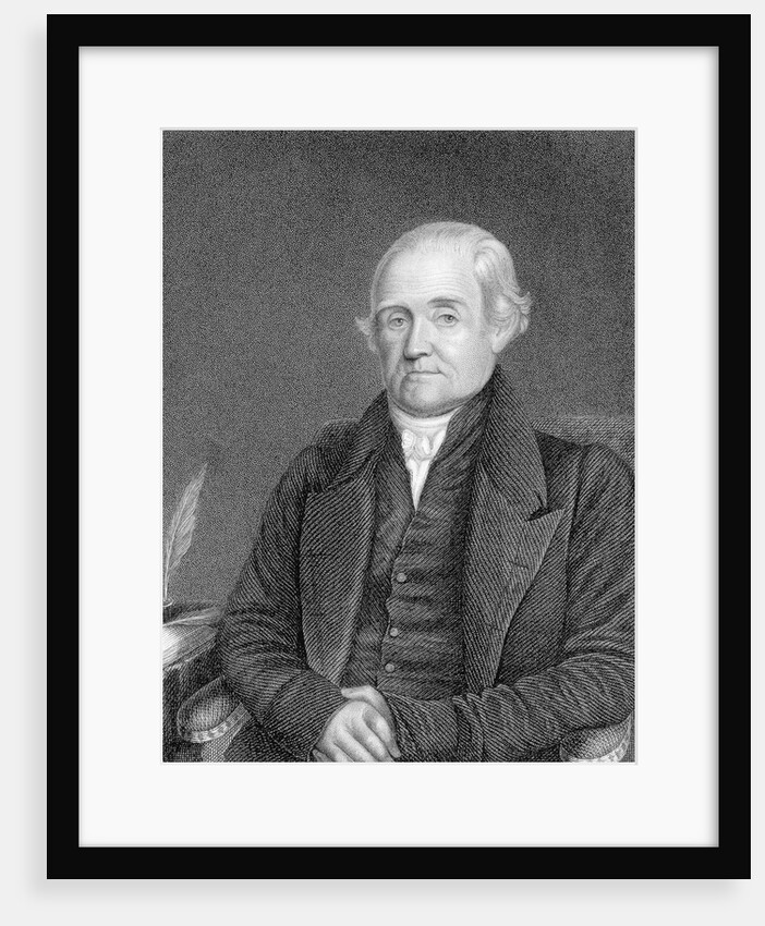 Engraving of Portrait of Noah Webster by Anonymous