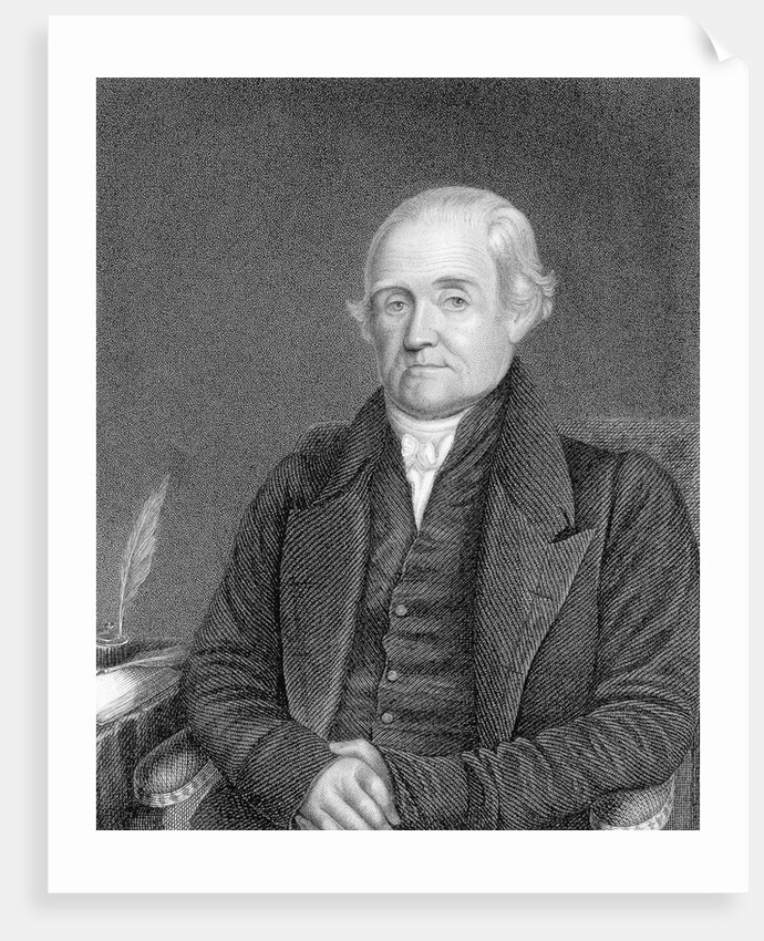 Engraving of Portrait of Noah Webster by Anonymous
