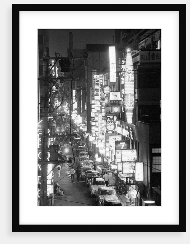 Overview of Downtown Nightlife in Tokyo by Anonymous