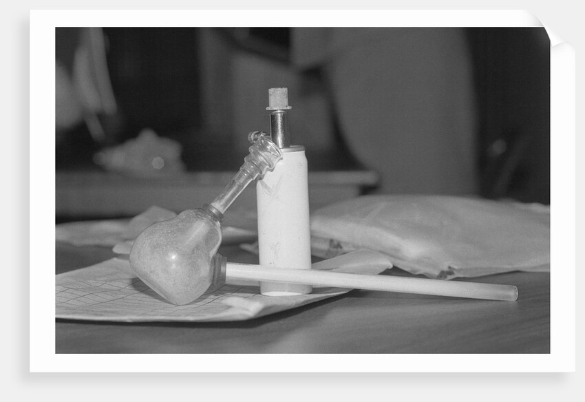 Crack Pipe Displayed By Police by Anonymous