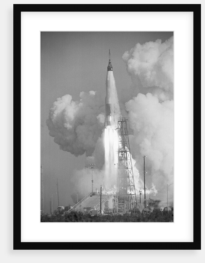 Rocket Ship Takeoff by Anonymous