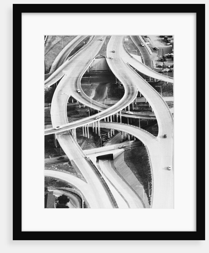 Four-Level Interchange at Turnpike by Anonymous