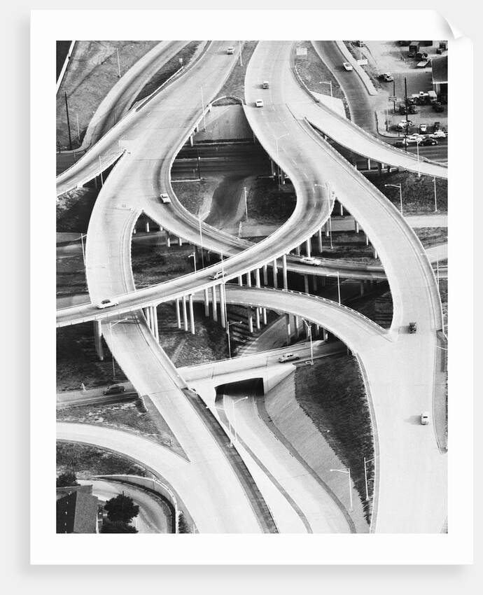 Four-Level Interchange at Turnpike by Anonymous