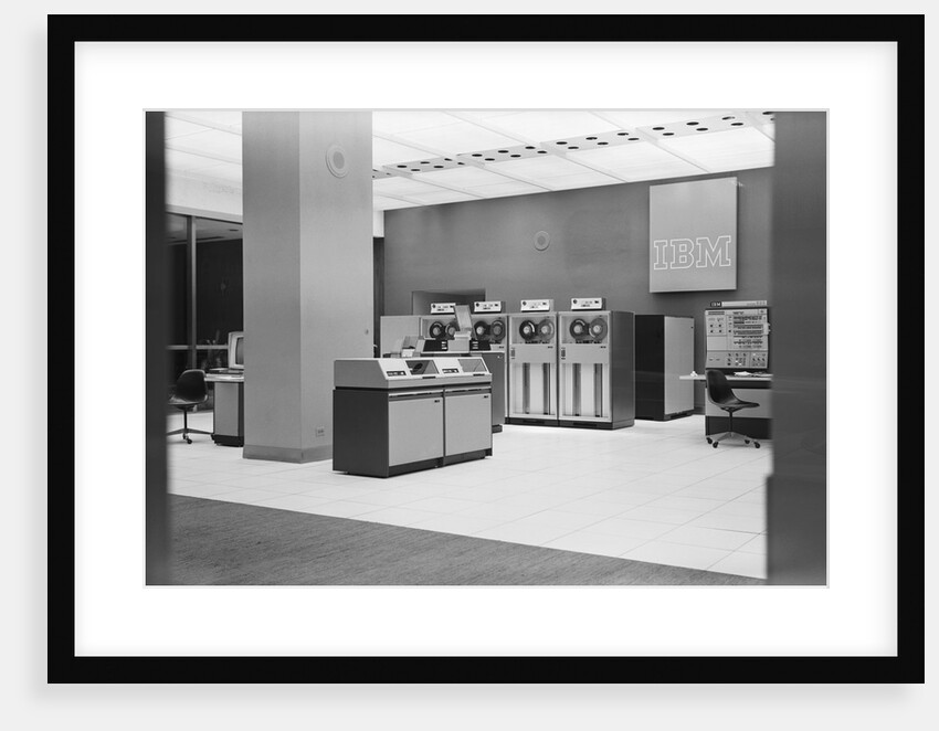 IBM Computers and Office Area by Anonymous