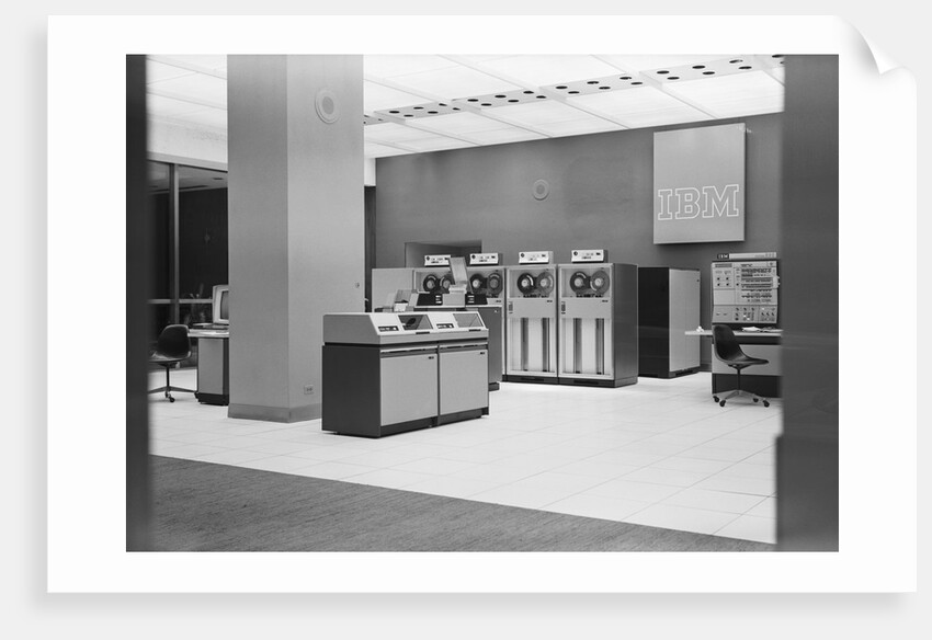 IBM Computers and Office Area by Anonymous