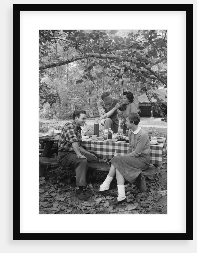 Couples On a Picnic by Anonymous