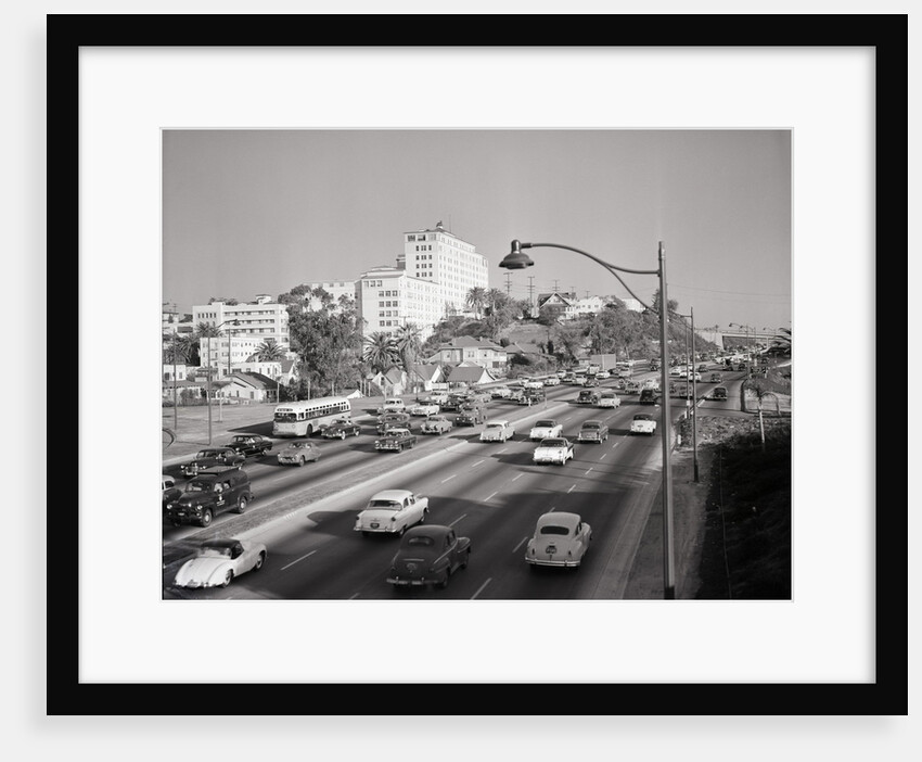 Traffic On The Hollywood Freeway by Anonymous