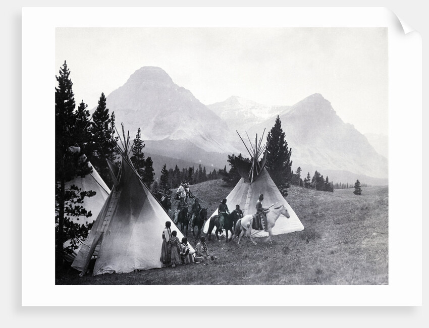 Indians About To Leave For The Hunt by Anonymous