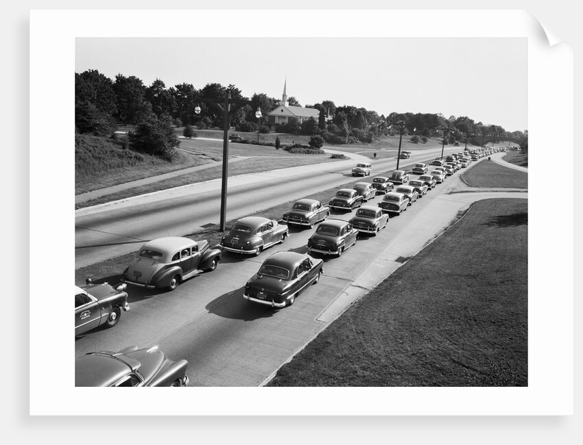 Traffic on a Long Island Parkway by Anonymous