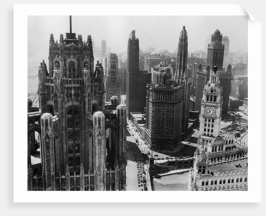 Chicago Skyscrapers in the Early 20th Century by Anonymous
