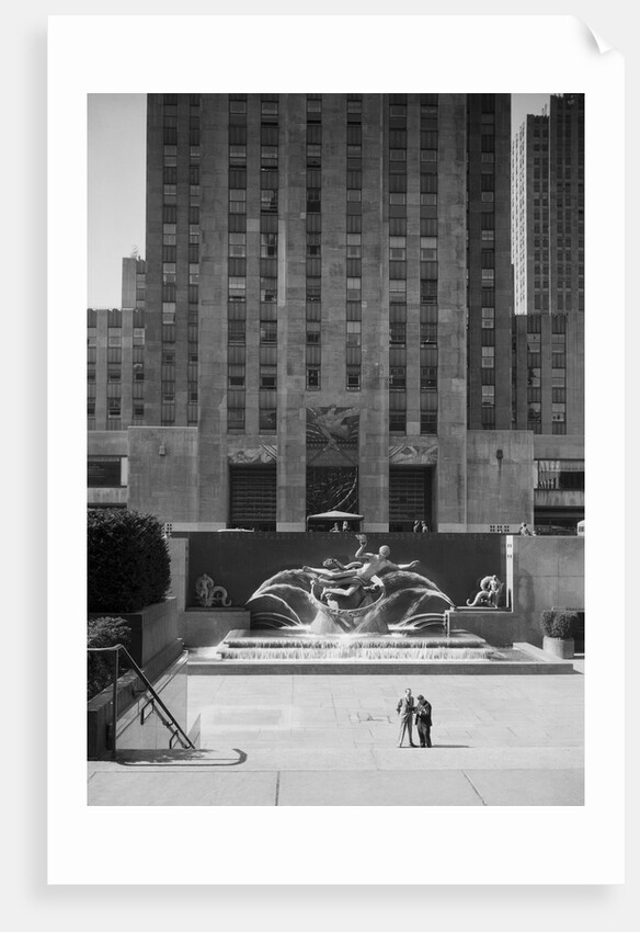 View of Rockefeller Plaza by Anonymous